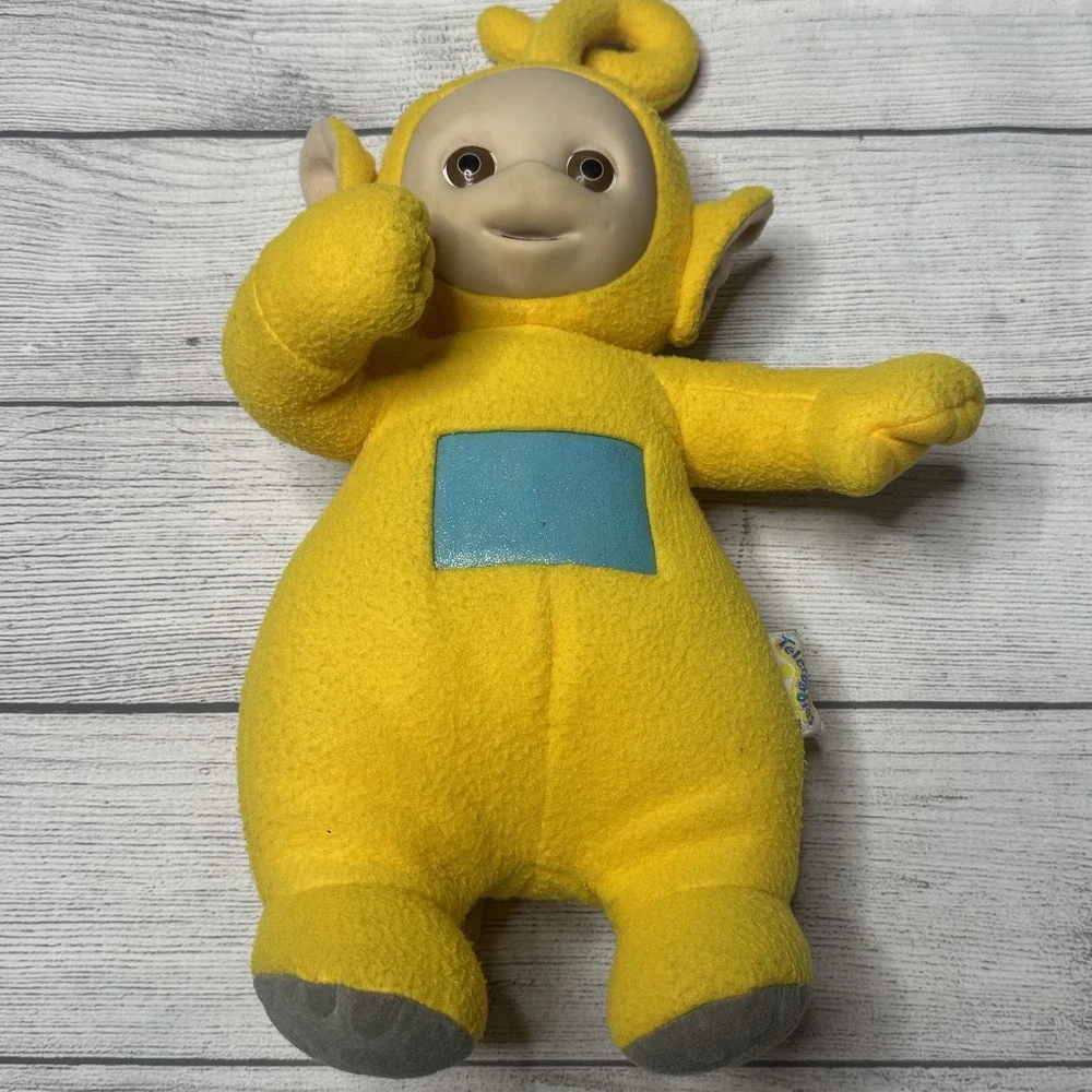 Teletubbies Talking Laa Laa Tinky Winky Lot Of 3 Yellow Purple Vintage 1998‎